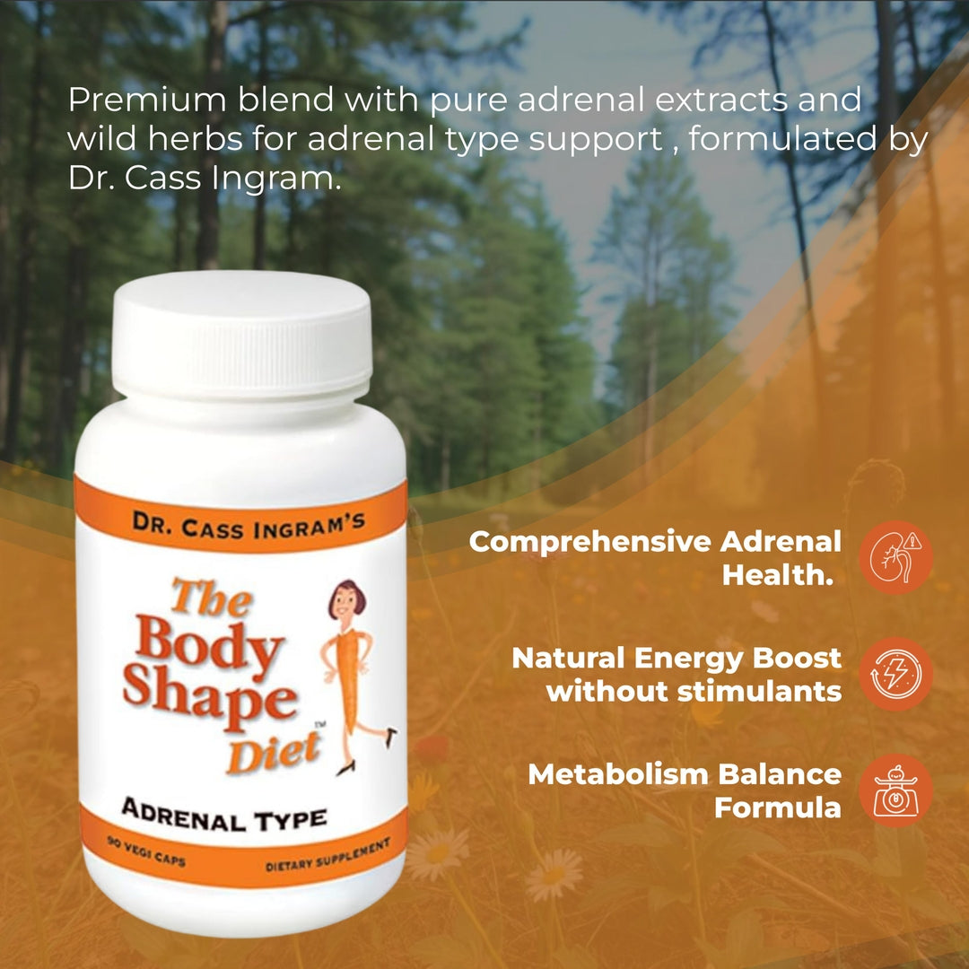 Dr. Cass Ingram's Purely Wild Adrenal Thyroid Support Supplement Formula for Energy and Stress Management