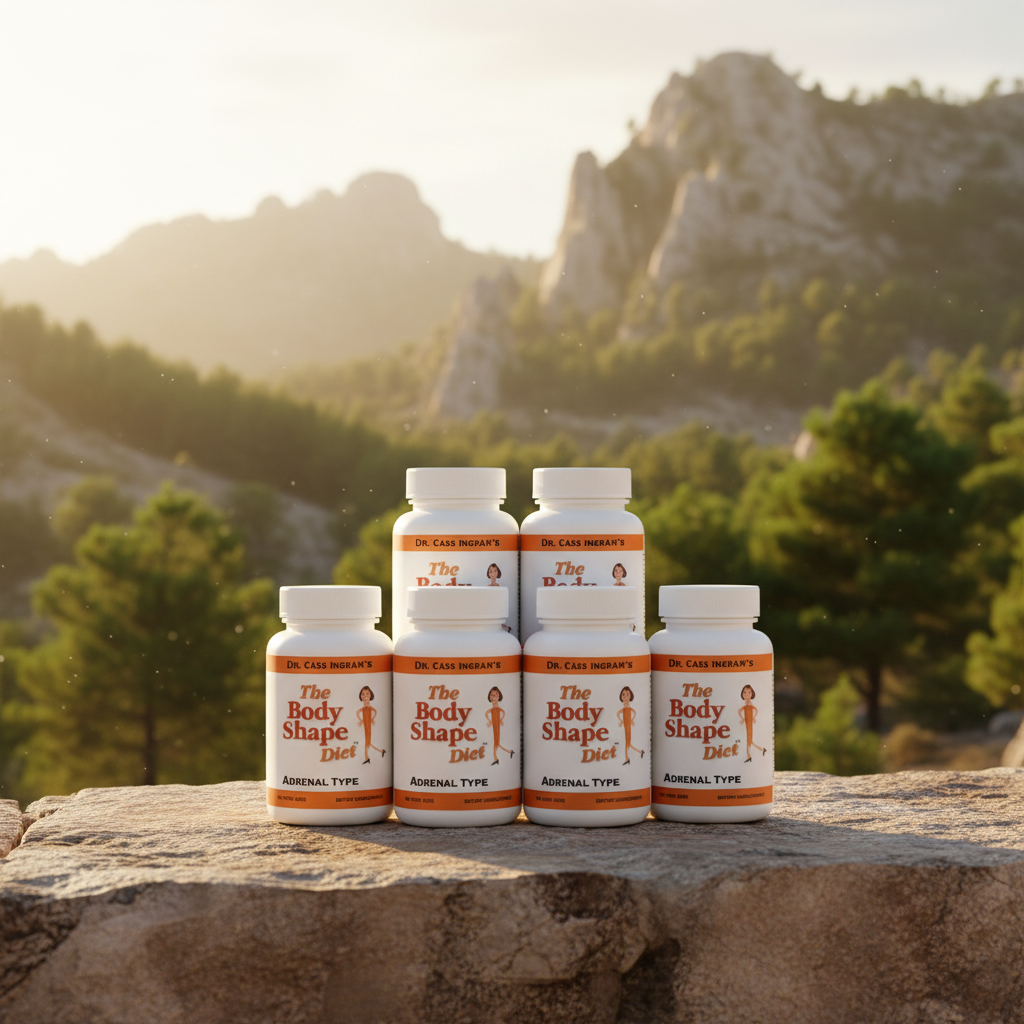 Body Shape Diet Adrenal - 6 Month Supply (6-Pack Bundle) — Purely Wild bottle
