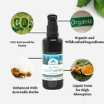 Purely Wild Liquid Turmeric – Full-Spectrum, Organic Ingredients, Water-Soluble Extract