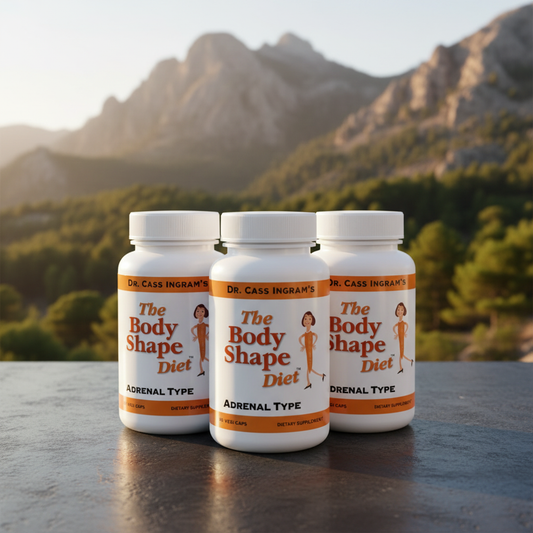 Body Shape Diet Adrenal - 3 Month Supply (3-Pack Bundle) — Purely Wild bottle