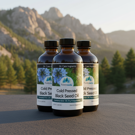Black Seed Oil - 3 Month Supply (3-Pack Bundle) — Purely Wild bottle