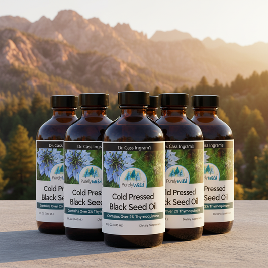 Black Seed Oil - 6 Month Supply (6-Pack Bundle) — Purely Wild bottle