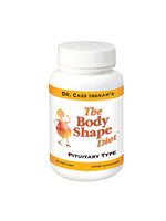 A bottle of The Body Shape Diet Pituitary Support Formula, crafted under Dr. Cass Ingram’s guidance, designed to support healthy pituitary function and metabolic balance.